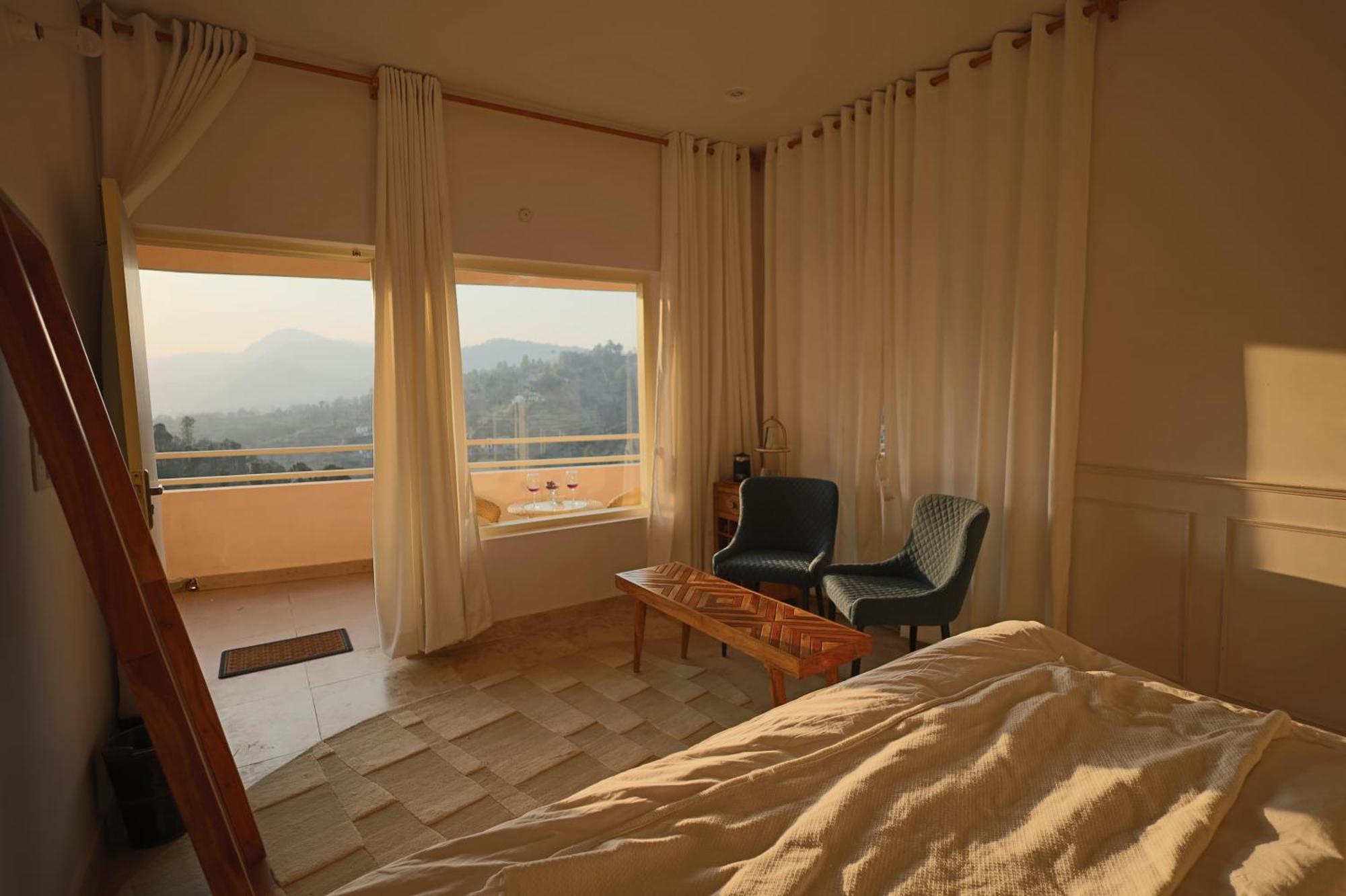 Nazaara -Thhpsociety - Mukteshwar - Witness The View From Your Bed المظهر الخارجي الصورة