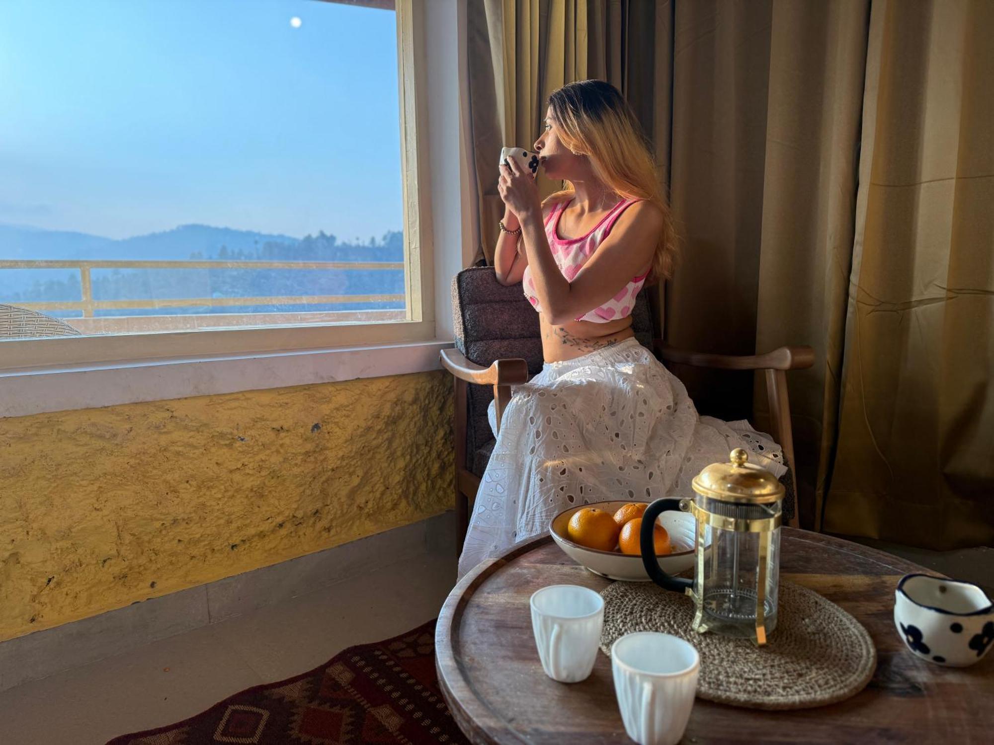 Nazaara -Thhpsociety - Mukteshwar - Witness The View From Your Bed المظهر الخارجي الصورة