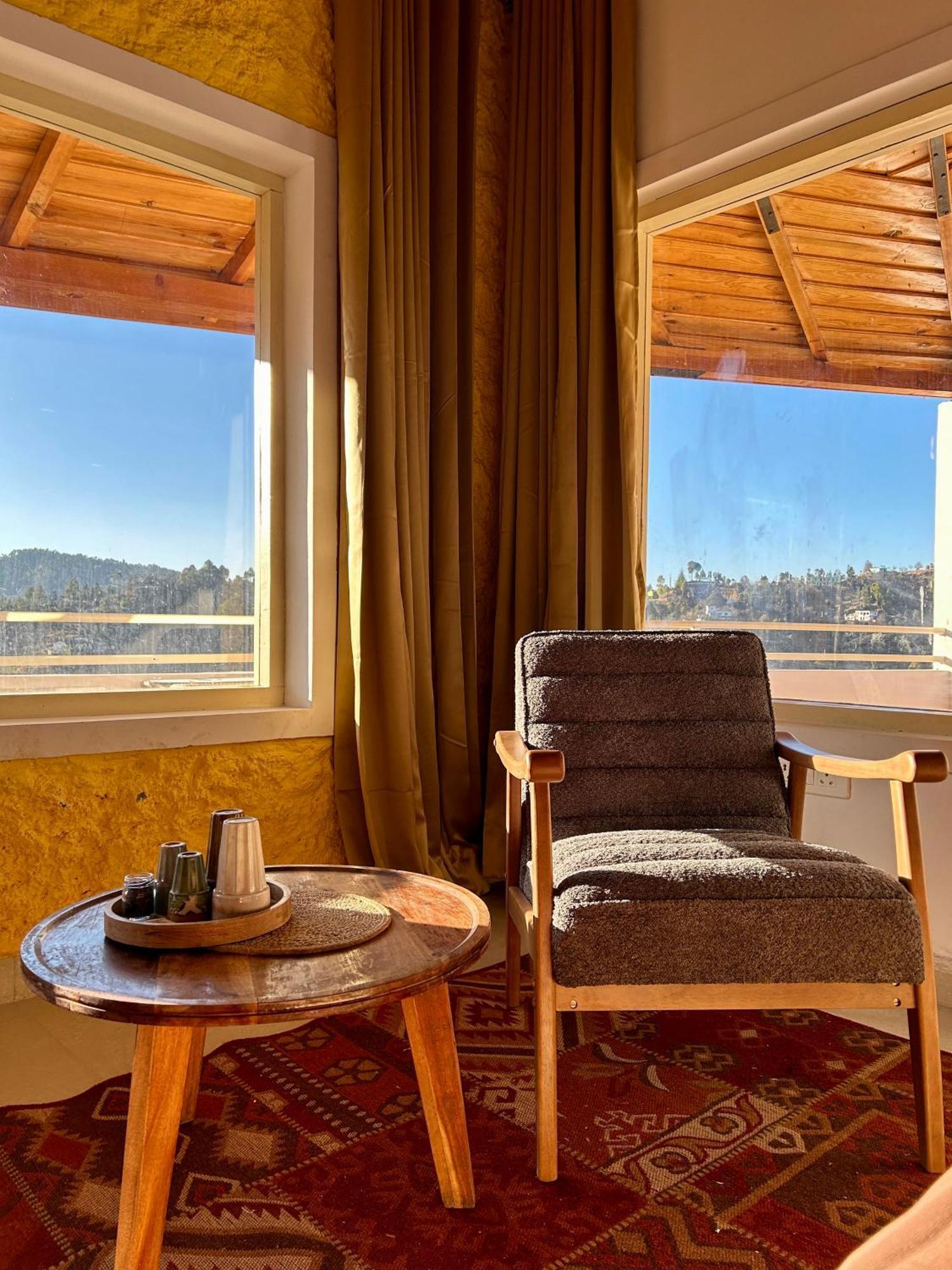 Nazaara -Thhpsociety - Mukteshwar - Witness The View From Your Bed المظهر الخارجي الصورة